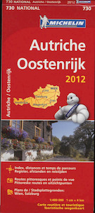 Michelin wegenkaart 730 Oostenrijk 2012 - (ISBN 9782067171732)