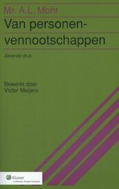 Van personenvennootschappen - A.L. Mohr (ISBN 9789013119350)