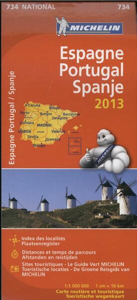 734 Espagne, Portugal - Spanje, Portugal 2013 - (ISBN 9782067180529)