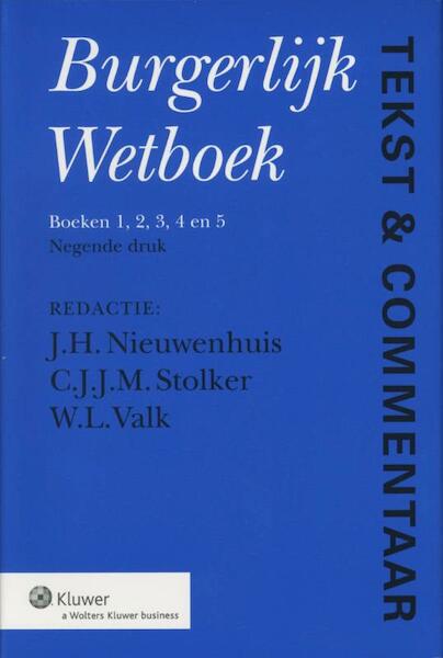 Tekst & Commentaar Burgerlijk Wetboek - (ISBN 9789013100891)