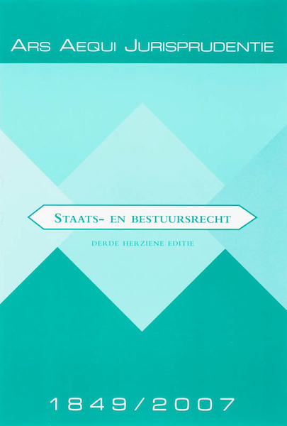 Staats- en bestuursrecht - (ISBN 9789069168111)