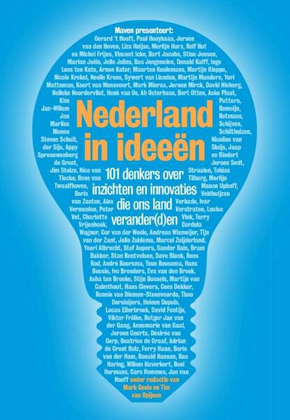 Nederland in ideeen - (ISBN 9789491845062)