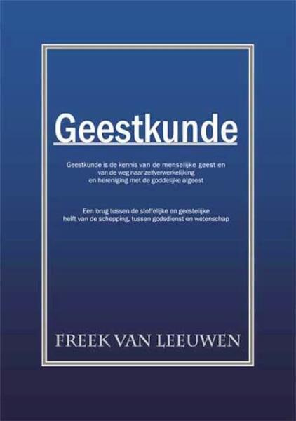 Geestkunde - Freek van Leeuwen (ISBN 9789086662159)