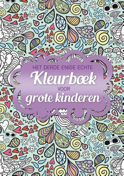 Het derde enige echte kleurboek voor grote kinderen - (ISBN 9789045318271)