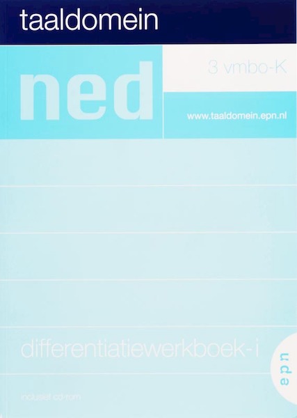 Taaldomein 3 vmbo-K Differentiatiewerkboek-i - (ISBN 9789011086876)