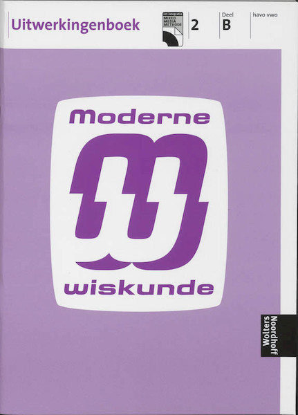 Moderne wiskunde 2b havo/vwo Uitwerkingen - (ISBN 9789001604615)