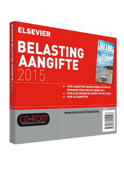 Elsevier belasting aangifte 2015 - (ISBN 9789035252103)