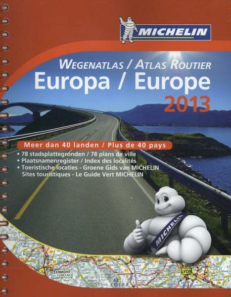 Atlas Michelin Europa 2013 - (ISBN 9782067184947)