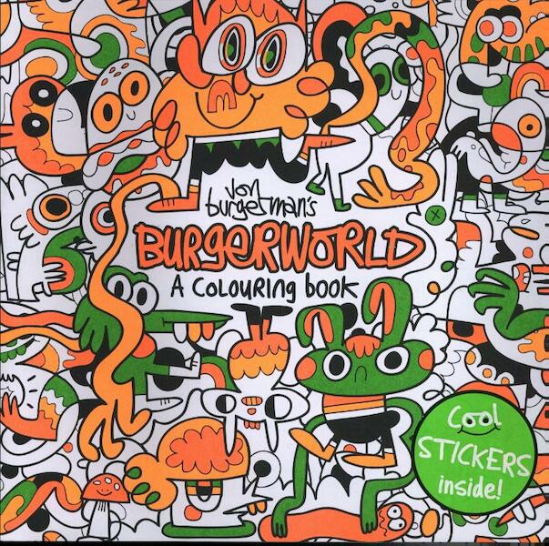 Jon Burgerman's Burgerworld: A Colouring Book - Jon Burgerman (ISBN 9781780678740)