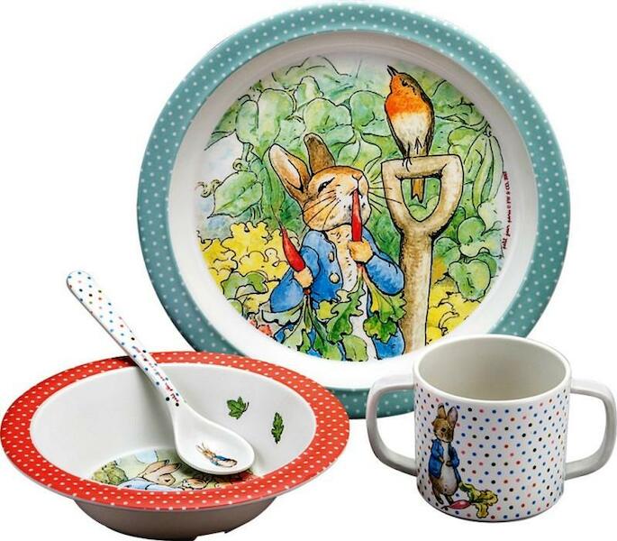 Peter Rabbit ontbijtset 4-delig (3x in doos) - (ISBN 8713791029304)