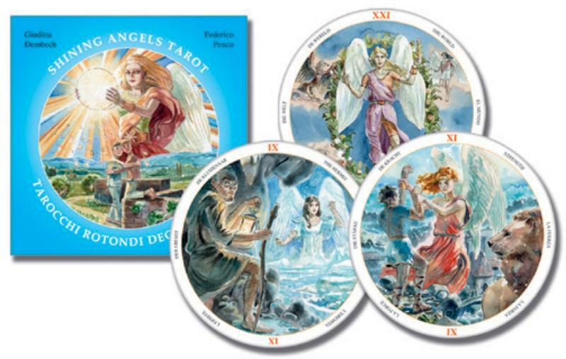 Scarabeo Shining Angels Tarot (NL) - (rond formaat) - (ISBN 9789063788735)